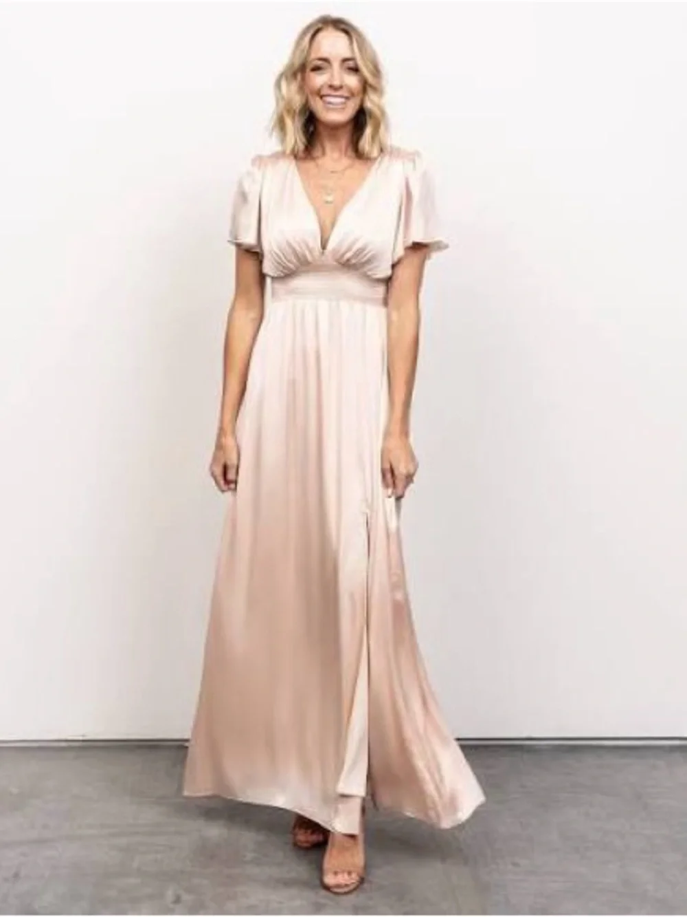 XL Baltic Born Prague satin maxi dress